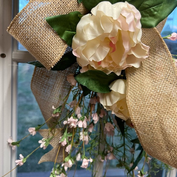 Spring collection-Peony grapevine wreath - Picture 4 of 8